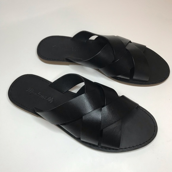 NWOT  Madewell The Boardwalk Woven Slide Sandal - Picture 5 of 8